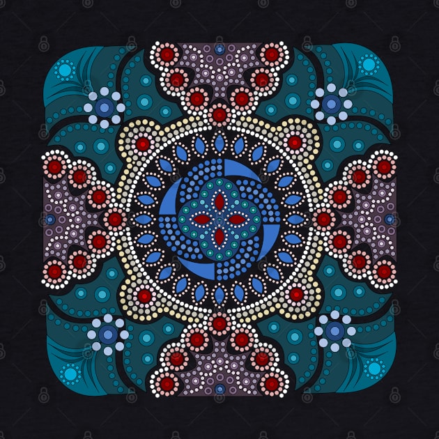 Dot painting meets mandalas 16-1 by Dedoma